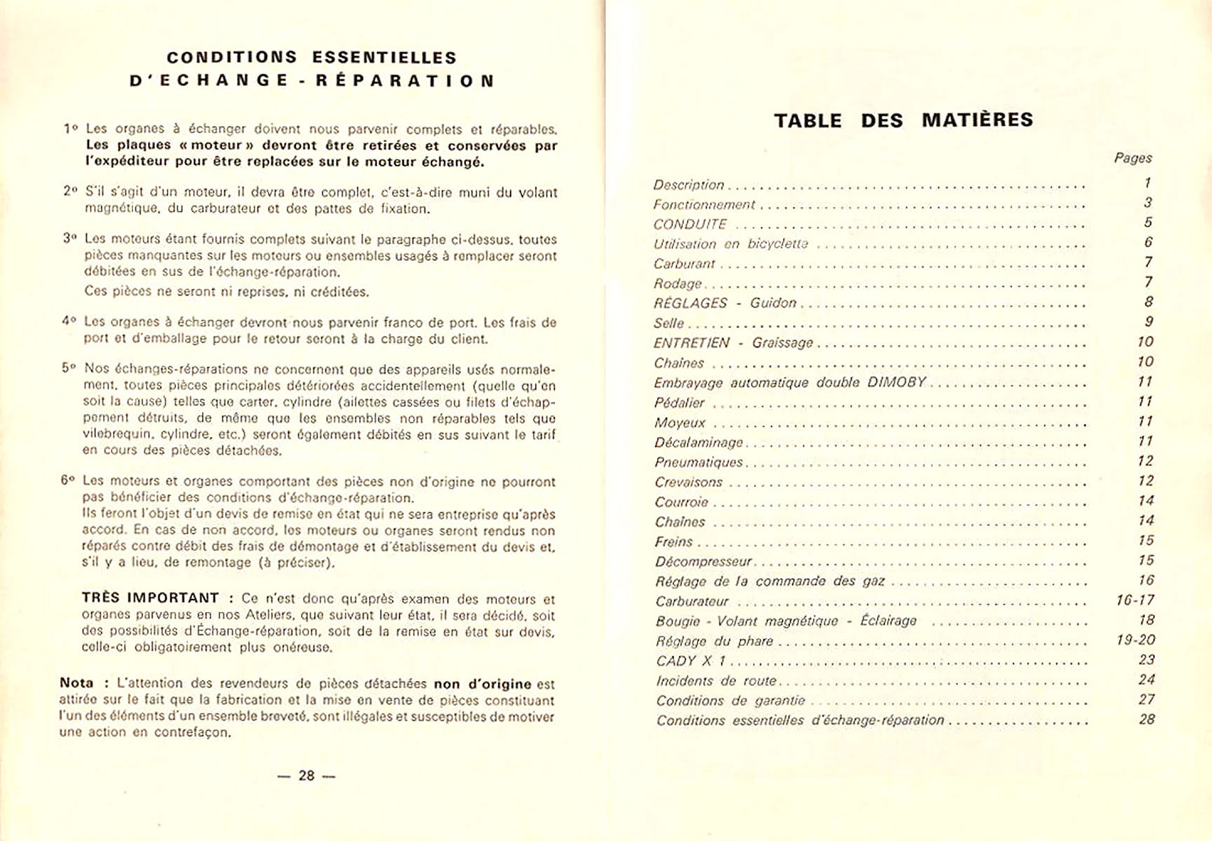 Manuel d'entretien — page 16