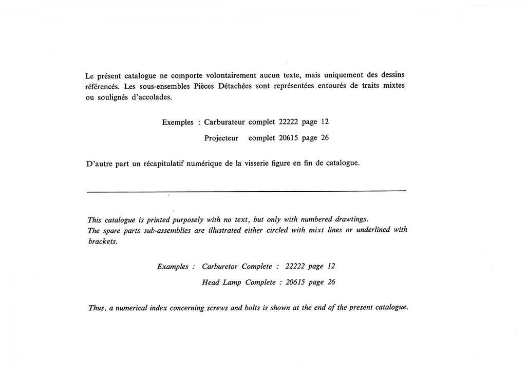 Catalogue des pièces — planche 2